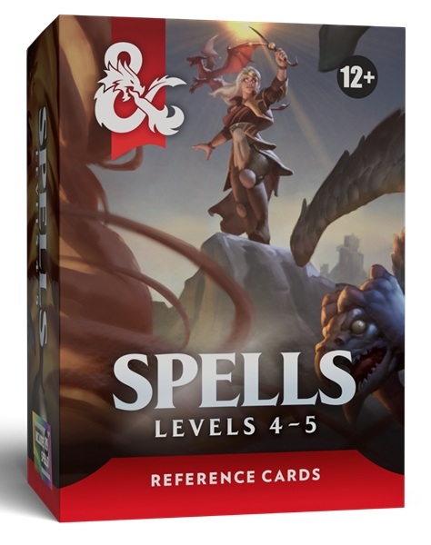 DnD 5e - Trove 3 (Spell Cards level 4-5) - Reference Cards Deck